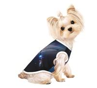 A fascinating universe Pet Camiseta transpirable sin mangas L para perros y gatos pequeños, suave, cómoda y elegante
