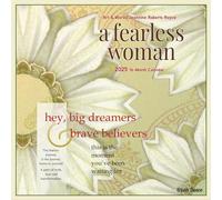 A Fearless Woman 2025 12 X 24 Inch Monthly Square Wall Calendar Featuring the Artwork of Jeannie Roberts Royce Plastic-Free