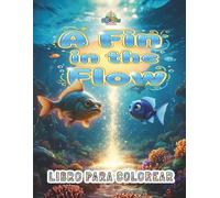 A Fin in the Flow: Libro para Colorear | GQ03 (Compañeros de Libros para Colorear de GiggleQuest)