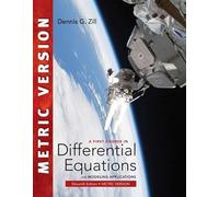 A First Course in Differential Equations with Modeling Applications, International Metric Edition