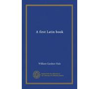 A first Latin book