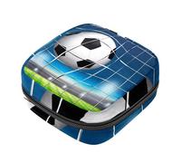 A Football at The Goal First Period Kit para niñas, bolsa menstrual de tampón, soporte para almohadilla de lactancia con cremallera, organizador de servilleta sanitaria