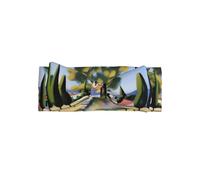 A French Landscapes - Diadema para bebé con bonito lazo, turbante de nudo de poliéster suave para bebés, elástico y elegante