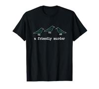 A Friendly Murder Group of Crows Ravens Camiseta gráfica económica