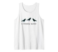 A Friendly Murder Group of Crows Ravens Camiseta sin Mangas