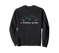 A Friendly Murder Group of Crows Ravens Sudadera