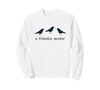 A Friendly Murder Group of Crows Ravens Sudadera