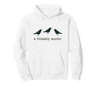 A Friendly Murder Group of Crows Ravens Sudadera con Capucha
