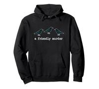 A Friendly Murder Group of Crows Ravens Sudadera con Capucha