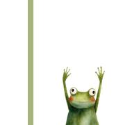 A frog illustration: Work Notebook, Funny Office Gift for Women, Coworker, Boss, Secret Santa Gag Gift (Blank Lined Journal)