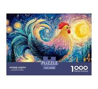 A Full-Body Shot of An Adorable Rooster 1000 Stück Premium-Karton Puzzle Farm Animal Stressabbau Familienspiel Puzzles Für Erwachsene Und Kinder 52x38cm/1000pcs