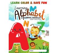 A Fun learning Alphabet Safari Color And Trace Booklet.: Learning ABC's With Wild Animals.