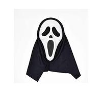 (A)Fun World Ghost Face Bloody Bling Mask Costume, Scary Halloween Costume Prop Ghost Mask, Horror Cosplay Accessory for Adults and Kids