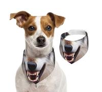 A Furry Wolf's Head - Pañuelo lavable para perros pequeños a grandes, bufanda para mascotas para niñas o niños, accesorios para mascotas