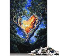 A Galaxy Between The Trees Puzzles Imposible,desafío for Adults Juego Educativo 1000 Piezas Obra De Arte De Juego De para Adultos Y Niños Mayores De 12 Años 1000pcs (75x50cm)