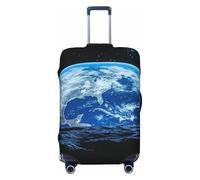 A Giant Planetary Landscape - Funda elástica para equipaje de viaje, protector de maleta, funda de equipaje impresa antiarañazos, Black, S