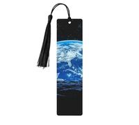 A Giant Planetary Landscape - Marcapáginas de madera impreso de doble cara, 5 piezas, regalos para mujeres para amantes de los libros, accesorios geniales para cuadernos, regalos de cumpleaños para