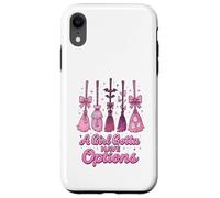 A Girl Gotta Have Options Pastel Witch Broom Kawaii Hallowee Carcasa para iPhone XR
