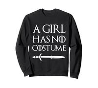 A Girl Has No Costume - Divertido Truco o Trato de Halloween Aterrador Sudadera