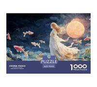 A Girl in An Elegant Dress 1000 Pcs Premium-Karton Puzzle Kitten Stressabbau Familienspiel Puzzles Für Erwachsene Und Kinder 70x50cm/1000pcs