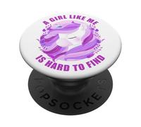 A Girl Like Me is Hard to Find - Women Kids Unicorn Mother's PopSockets PopGrip Adhesivo