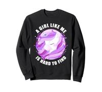 A Girl Like Me is Hard to Find - Women Kids Unicorn Mother's Sudadera