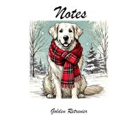 A Golden Retriever Christmas Notebook