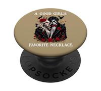 A Good Girl's Favorite Necklace Dark Romance Smut Book Smutt PopSockets PopGrip Adhesivo