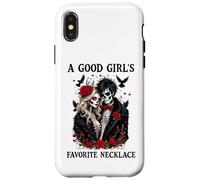 A Good Girls Favorite Necklace Dark Romance Smutty Book Smut Carcasa para iPhone X/XS