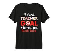 A Good Teacher Goal Funny Teaching School Teachers Camiseta Premium