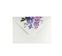 A granel 100 sobres delicados con temática de flores que miden 11 cm por 16 cm Ideal para enviar mensajes y anuncios reales Sobre de flores