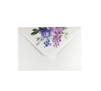 A granel 100 sobres delicados con temática de flores que miden 11 cm por 16 cm Ideal para enviar mensajes y anuncios reales Sobre de flores