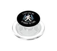 A Guy Like Me Is Hard To Find Bigfoot Sasquatch Retro Design PopSockets PopGrip para MagSafe