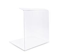 A+H - Protector para la tos tipo 2 para la gastronomía, de PETG, cristal transparente, longitud 50 cm, grosor 5 mm