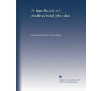 A handbook of architectural practice