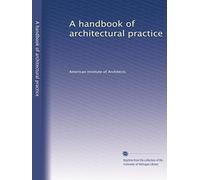 A handbook of architectural practice
