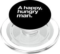 A Happy Hungry Man - El Arte de Pasta, Cerdo, Pollo y Cordero PopSockets PopGrip para MagSafe