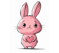 A Heart Broken Bunny-Rabbit College Notebook, Note-Taking: 110 pages, 7.44x9.69 Inches. Softcover collage notebook, lined notebook for school, office notebook, kids and student notebook etc
