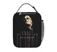 A Hideo Kojima Game Death Stranding 2 Bolsas de Almuerzo con Aislamiento térmico Caja Bento portátil Hombres Mujeres Nevera térmica Loncheras