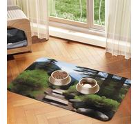 a Hiking Trails - Alfombrilla de piel absorbente antideslizante para mascotas, 40 x 60 cm, de secado rápido, impermeable, lavable