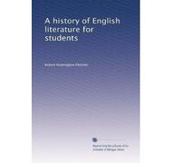 A history of English literature for students