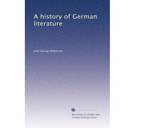 A history of German literature: Volume 3