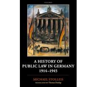 A History of Public Law in Germany 1914-1945