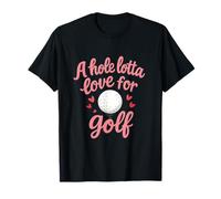 A Hole Lotta Love Golf Juego de Palabras de San Valentín Novedad Camiseta