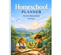 A Homeschool Planner: An Elegant Home Education Organizer for Tracking Lessons, Activities, and Student Progress (8.5 x 11 inches)