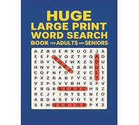 A Huge Large Print Word Search Book for Adults and Seniors: Big Puzzles to Find Hidden Words and Boost Brain Power