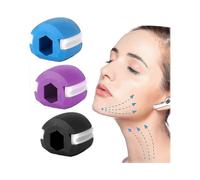 (A)Jawline Exerciser, 3pcs Jaw Face And Neck Exerciser, Jawline Training Thin Face Fitness Ball Define Your Jawline"--ZZ1