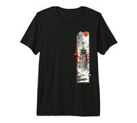 A Journey Heart en japonés Retro 80s 90s Harajuku Vaporwave Camiseta Premium
