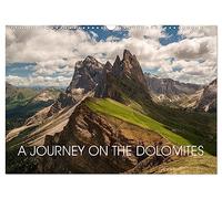 A JOURNEY ON THE DOLOMITES (Wall Calendar 2027 DIN A3 landscape), CALVENDO 12 Month Wall Calendar: Beautiful Dolomites mountain landscapes
