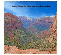 A Journey Through the Landscapes of the American West (Wall Calendar 2026 12" x 24" / 30 x 60 cm (abierto) CALVENDO 12 Month Wall Calendar